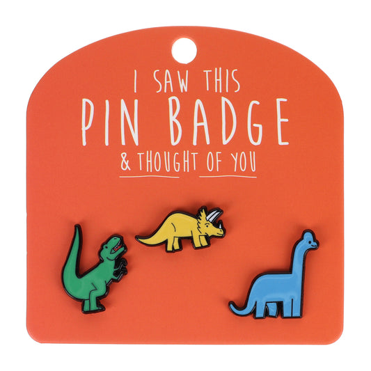 Pin Badge Dinosaurs