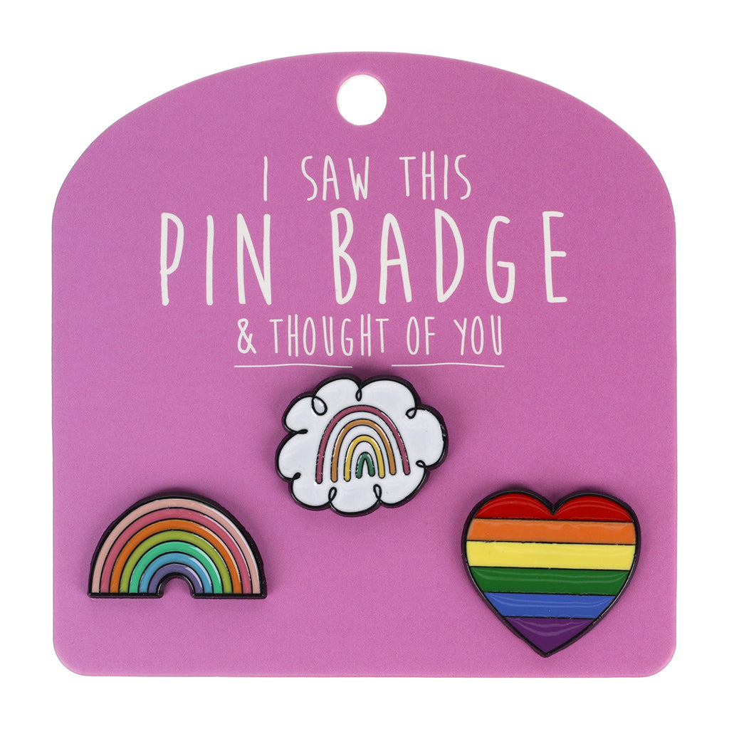 Pin Badge Rainbows