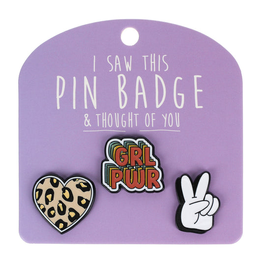 Pin Badge Grl Power
