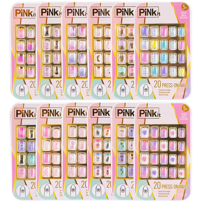 Pink It Press On Nails