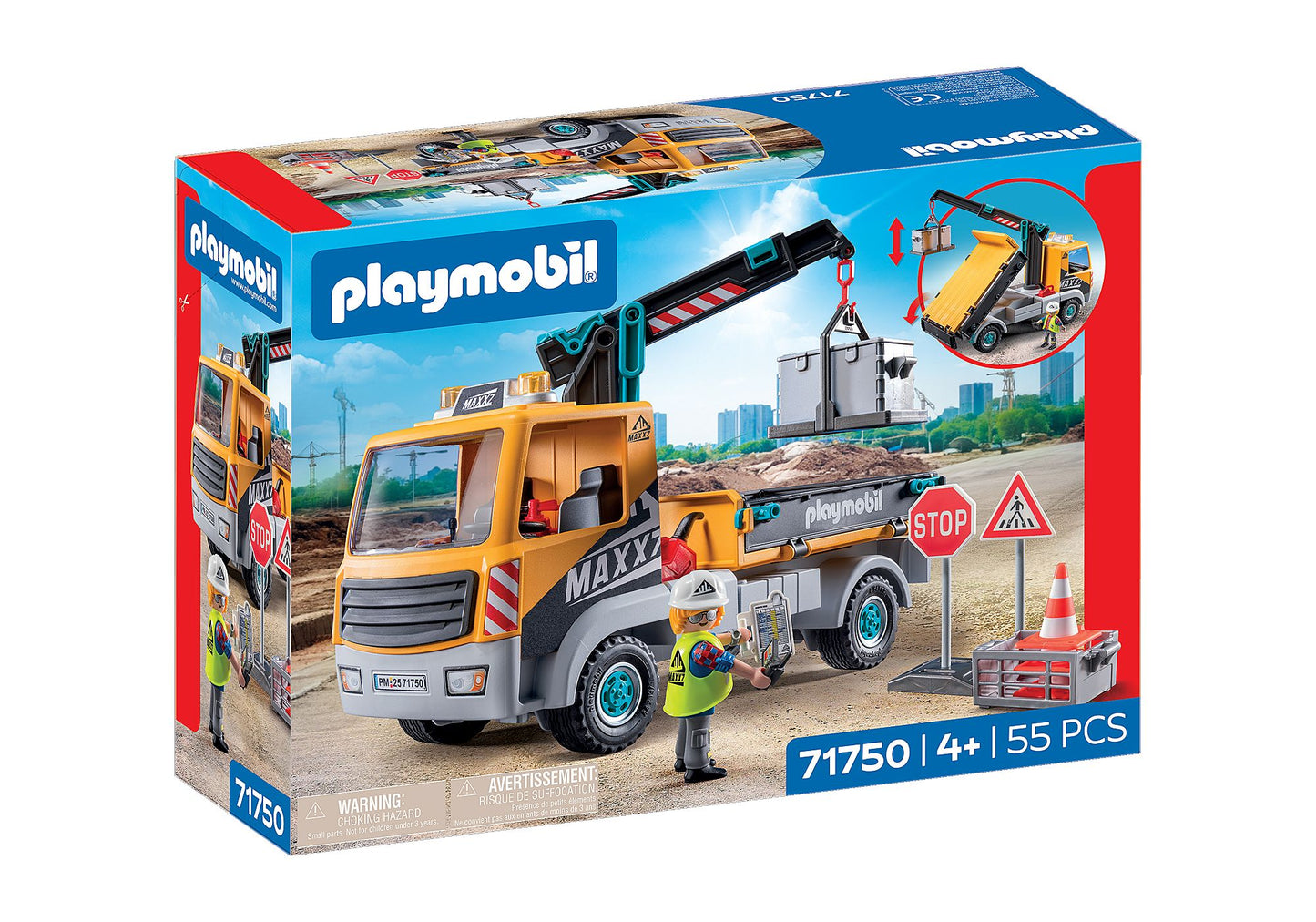 Playmobil 71750 Construction Truck & Crane