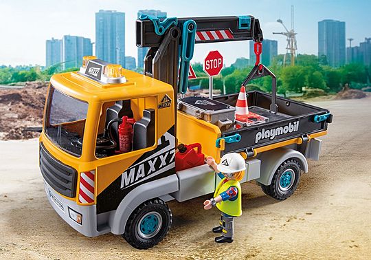 Playmobil 71750 Construction Truck & Crane
