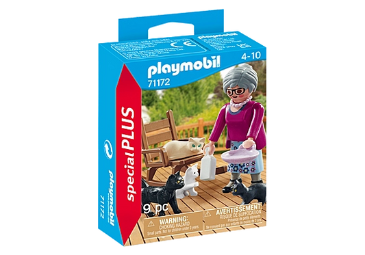 Playmobil 71172 Granny & Cats