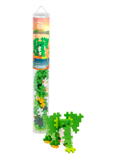 Plus Plus Tube Elephant 100 Piece Tube