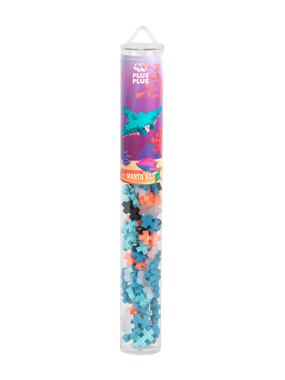 Plus Plus Tube Manta Ray 100 Piece Tube