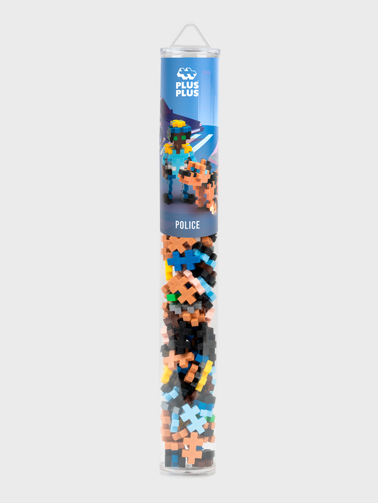 Plus Plus Tube Police 100 Piece Tube
