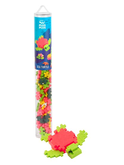 Plus Plus Tube Sea Turtle 100 Piece Tube
