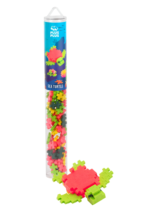 Plus Plus Tube Sea Turtle 100 Piece Tube
