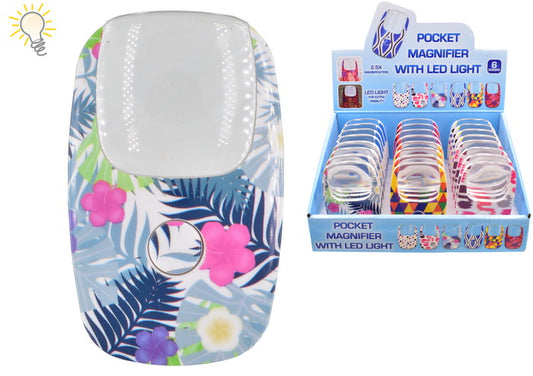 Pocket Magnifier & LED Light