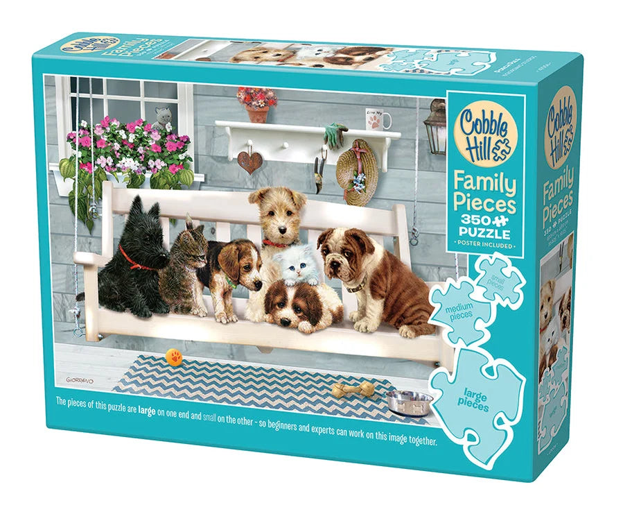 Cobble Hill Porch Pals 1000 Piece Jigsaw Puzzle