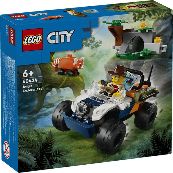 LEGO 60424 City Jungle Explorer ATV Red Panda Mission