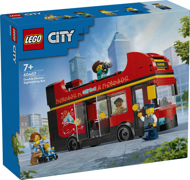 LEGO 60407 City Red Double-Decker Sightseeing Bus