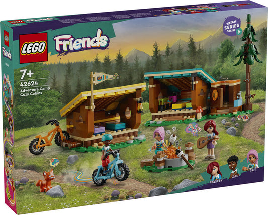 LEGO 42624 Friends Adventure Camp Cozy Cabins