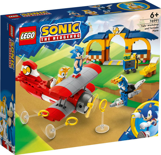 LEGO 76991 Sonic The Hedgehog Tails' Workshop and Tornado Plane