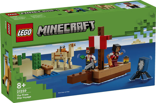 LEGO 21259 Minecraft The Pirate Ship Voyage