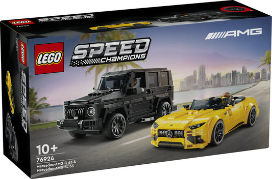 LEGO 76924 Speed Champions Mercedes-AMG G 63 & Mercedes AMG SL 63