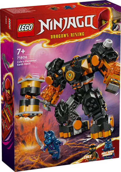 LEGO 71806 Ninjago Coles Elemental Earth Mech