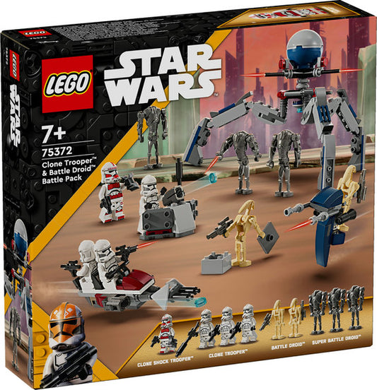 LEGO 75372 Star Wars Clone Trooper & Battle Droid Battle Pack