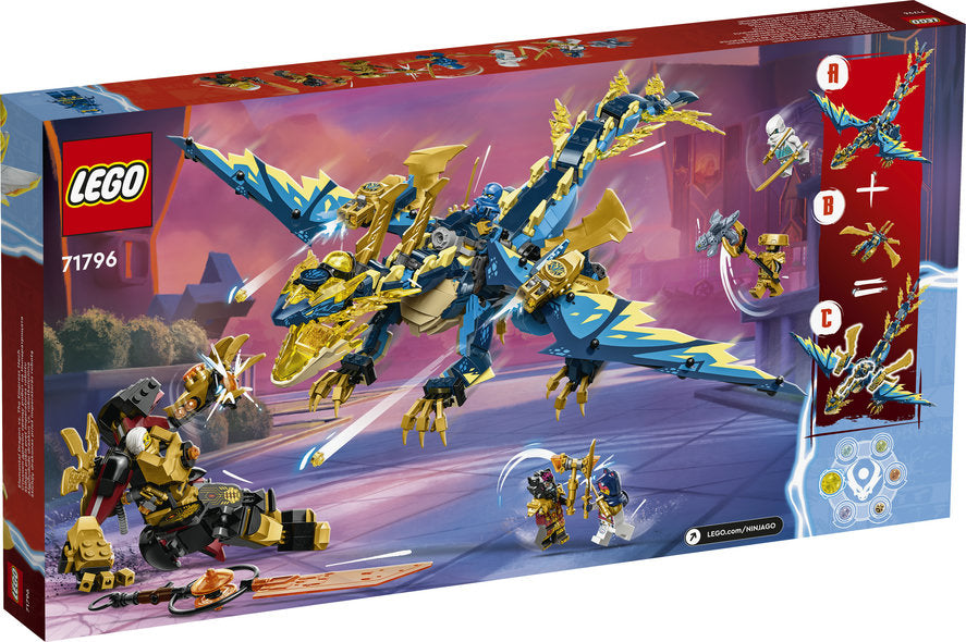 LEGO 71796 Ninjago Elemental Dragon vs. The Empress Mech