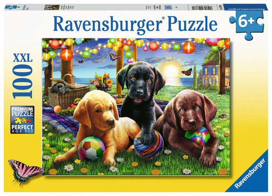 Ravensburger Puppy Picnicn 100 XXL Piece Jigsaw Puzzle