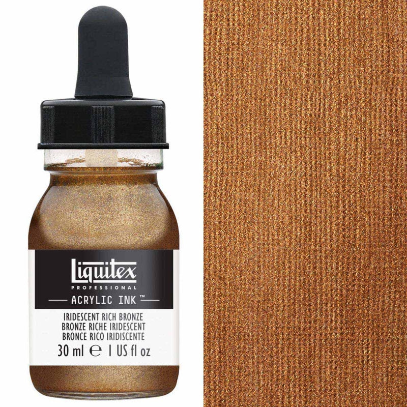 Liquitex Ink 30ml Iridescent Rich Bronze