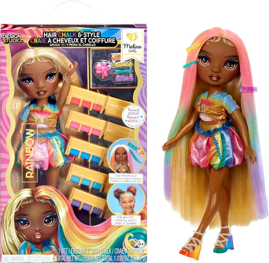 Rainbow High Hair Chalk & Style Meline