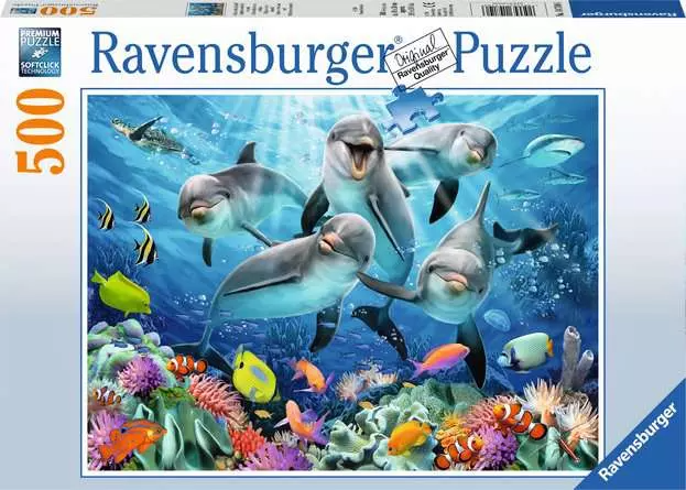 Ravensburger Dolphins 500 Piece Jigsaw Puzzle