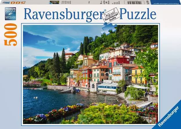 Ravensburger Lake Como Italy 500 Piece Jigsaw Puzzle