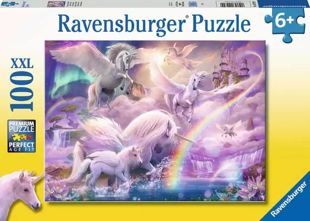 Ravensburger Pegasus Unicorns 100 Piece XXL Jigsaw Puzzle