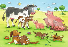 Ravensburger Happy Animal Families 2 x 12 Piece Jigsaw Puzzle