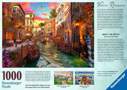 Ravensburger Venice Romance 1000 Piece Jigsaw Puzzle