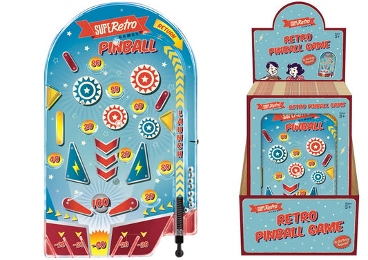 Retro Metal Pin Ball Game