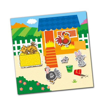 Reusable Sticker Book Farm