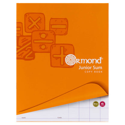 Ormond Junior Sum Copy 20mm 40 Pages