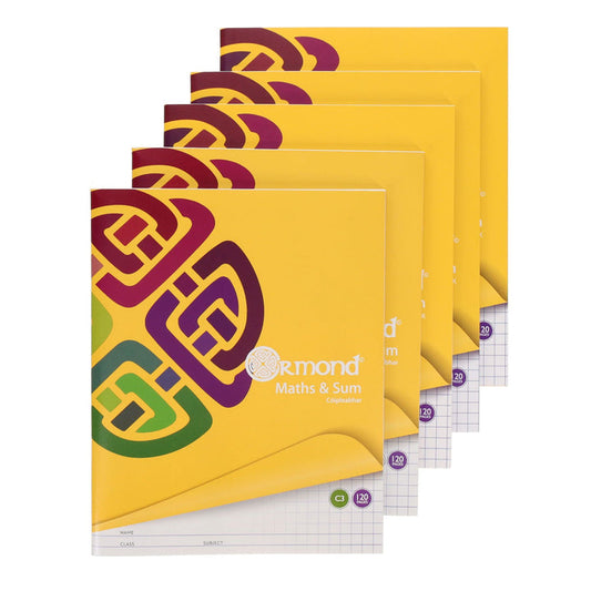 Ormond C3 Sum Copy 120 Pages 5 Pack