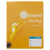 Ormond Blank Copybook Durable Cover 40 Page