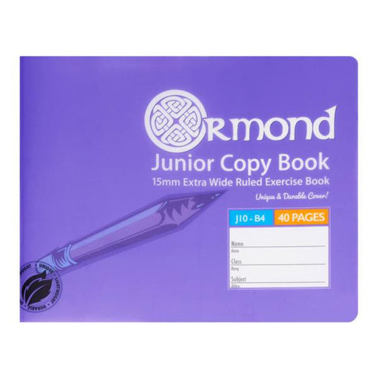 Ormond B4 / J10 Learn To Write Copy Book Durable Cover  40 Pages