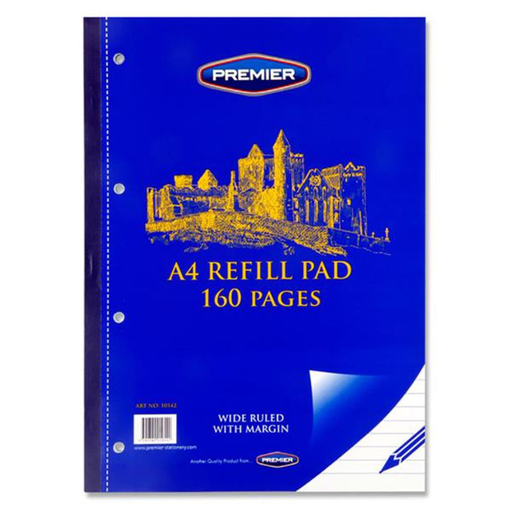 Premier A4 160pg Refill Pad - Side Bound