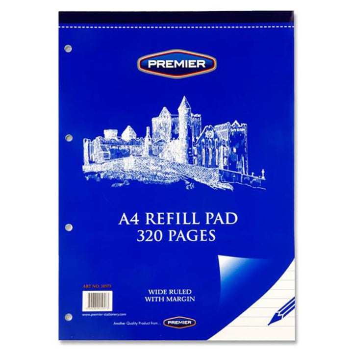 Premier A4 320pg Refill Pad - Top Bound