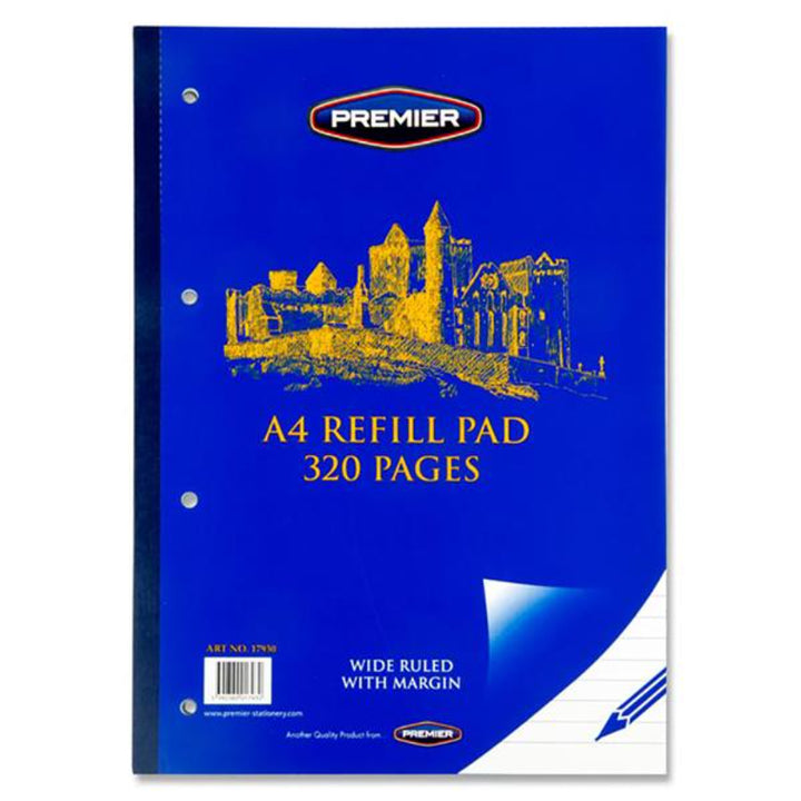 Premier A4 320pg Refill Pad - Side Bound