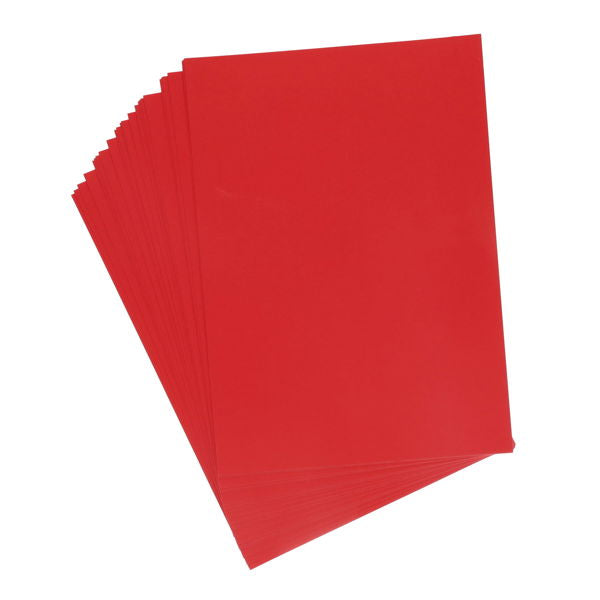 A4 Card Candy Apple Red 160gsm 50pk