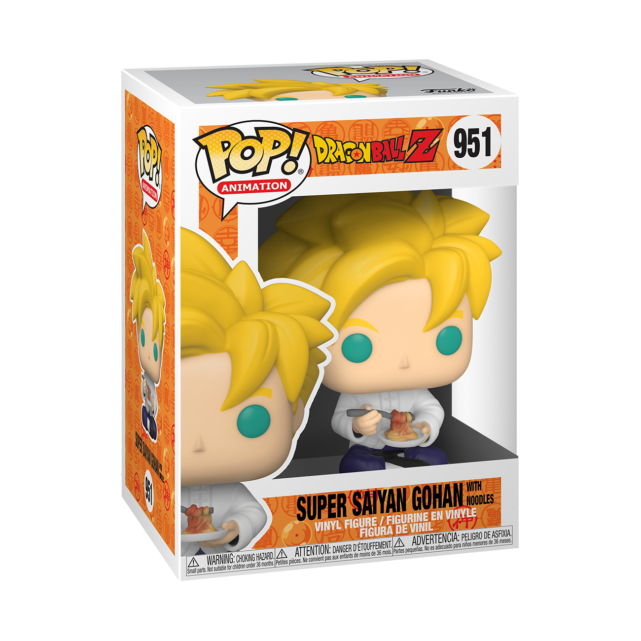 Funko Pop Dragon Ball Z Super Saiyan Gohan With Noodles