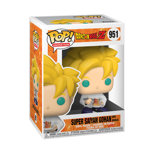 Funko Pop Dragon Ball Z Super Saiyan Gohan With Noodles