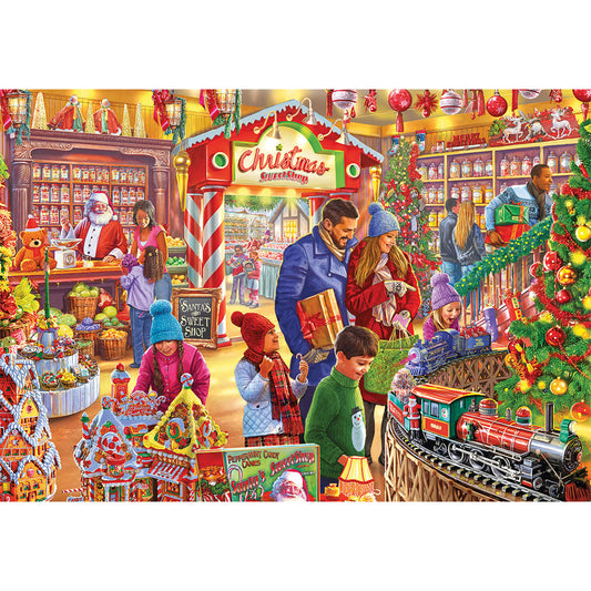 Santas Sweet Shop 250 Xl Piece Jigsaw Puzzle