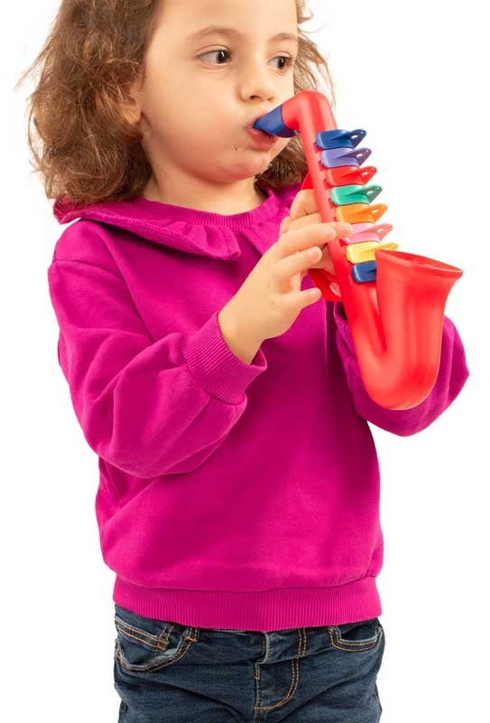 Saxophone 8 Notes 42cm Red
