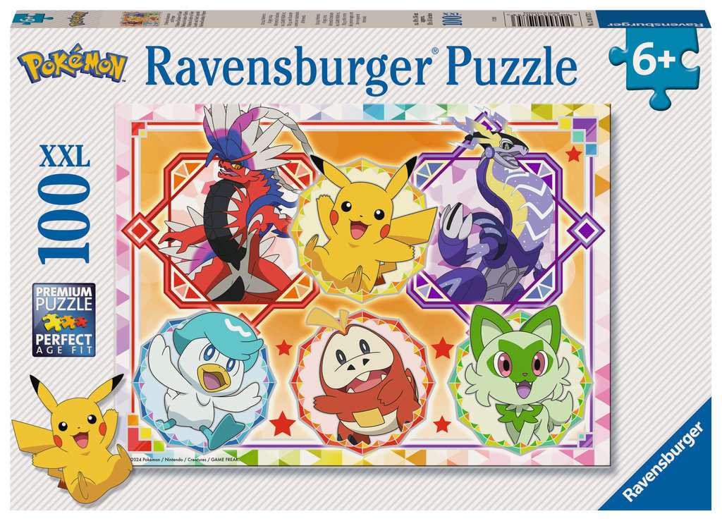 Ravensburger Pokemon Scarlet & Violet 100 Piece XXL Jigsaw Puzzle