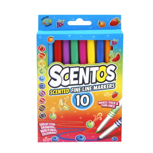 Scentos 10 Fine Line Markers