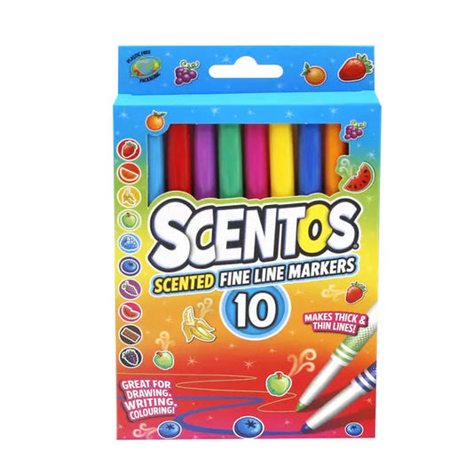Scentos 10 Fine Line Markers