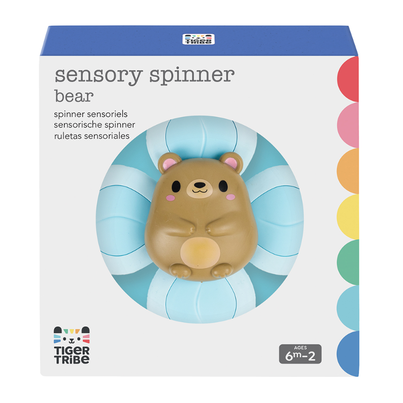 Sensory Bear Spinner Blue