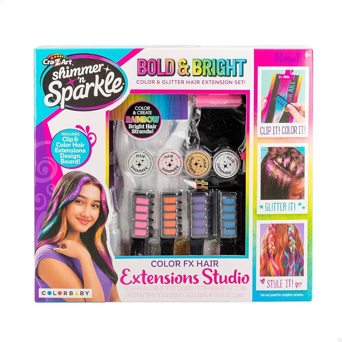Shimmer N Sparkle Colour FX Hair Extension Studio